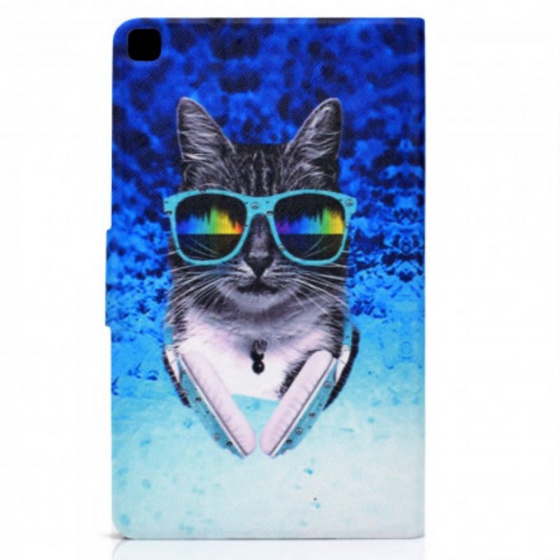 Flip Cover Samsung Galaxy Tab A7 Dj Cat