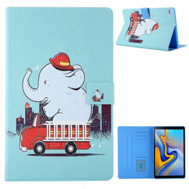 Flip Cover Samsung Galaxy Tab A7 Elefantbrandmand