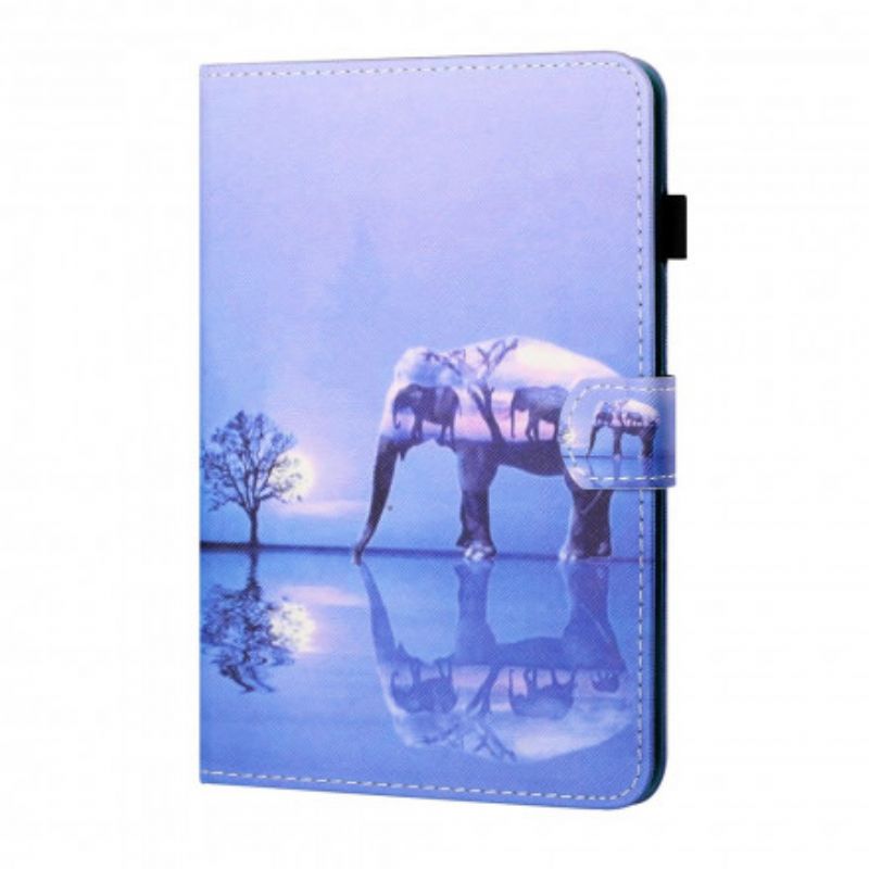 Flip Cover Samsung Galaxy Tab A7 Elefantkunst