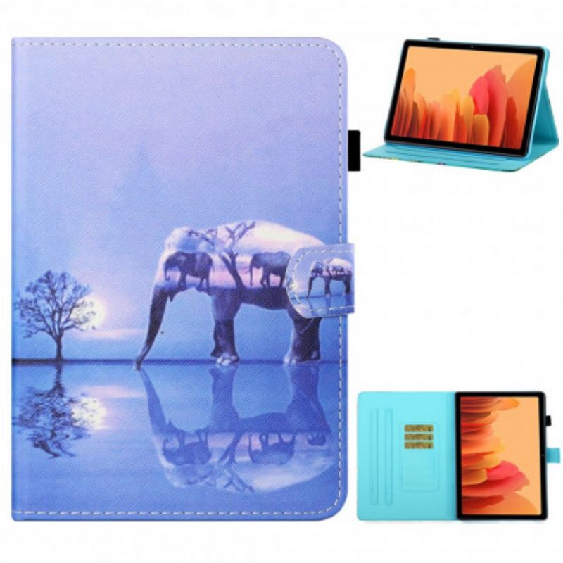 Flip Cover Samsung Galaxy Tab A7 Elefantkunst