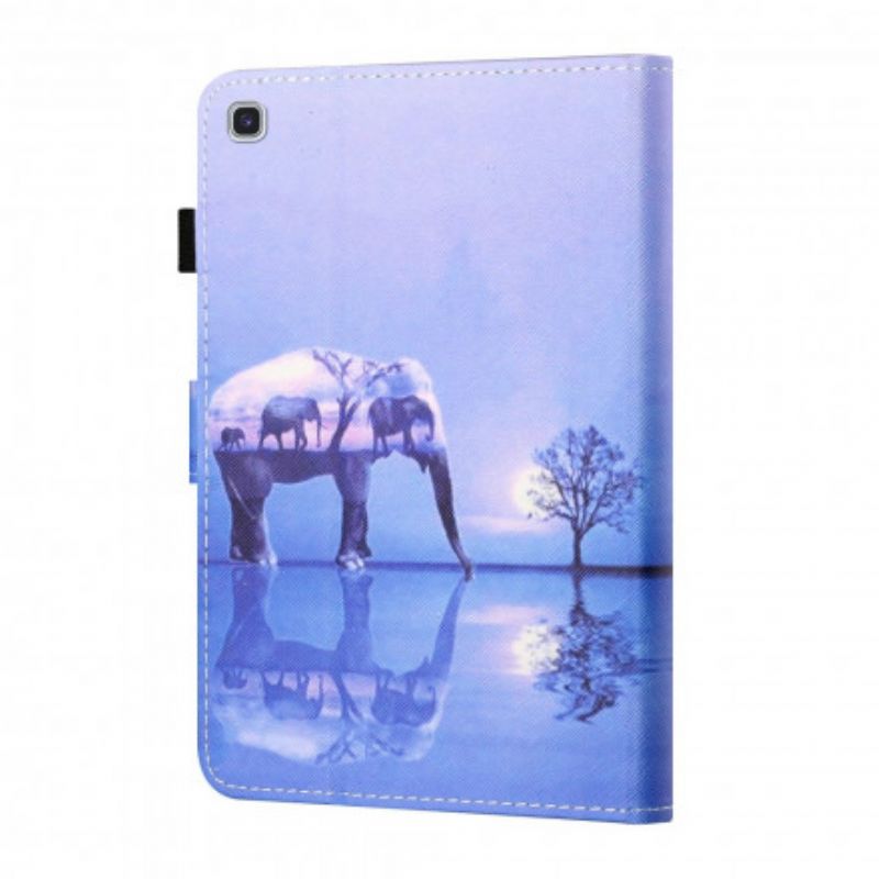 Flip Cover Samsung Galaxy Tab A7 Elefantkunst