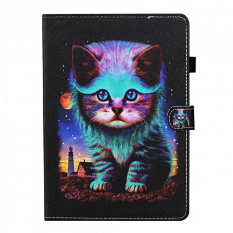 Flip Cover Samsung Galaxy Tab A7 Elektrisk Kat