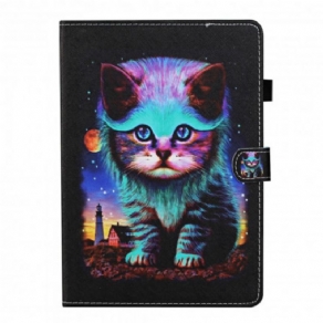 Flip Cover Samsung Galaxy Tab A7 Elektrisk Kat