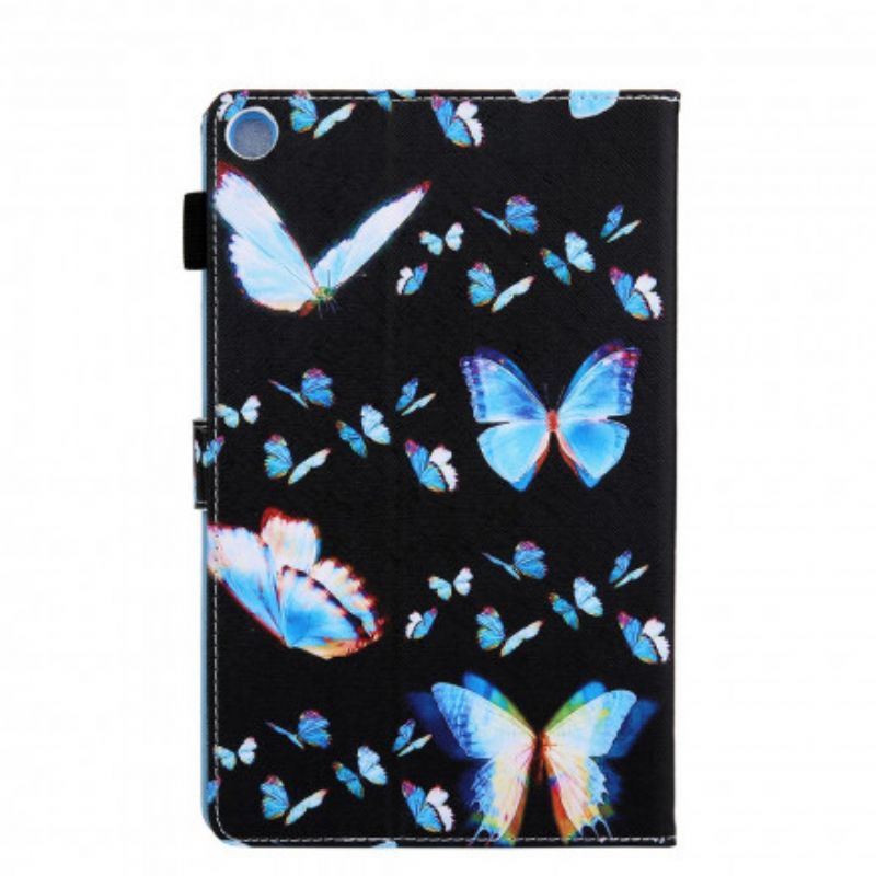 Flip Cover Samsung Galaxy Tab A7 Flere Sommerfugle