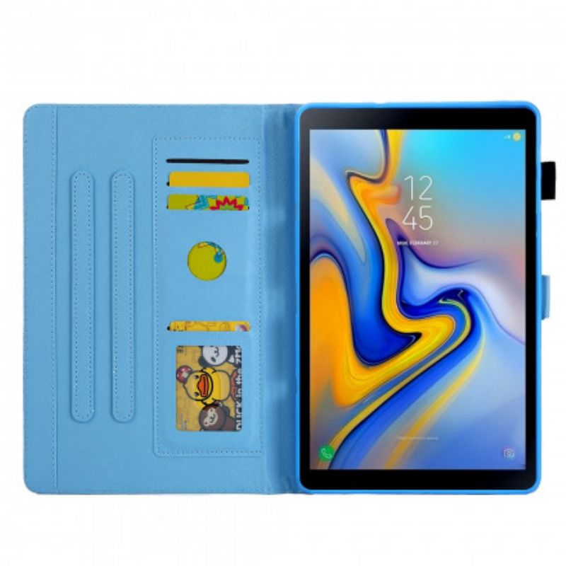 Flip Cover Samsung Galaxy Tab A7 Flere Sommerfugle