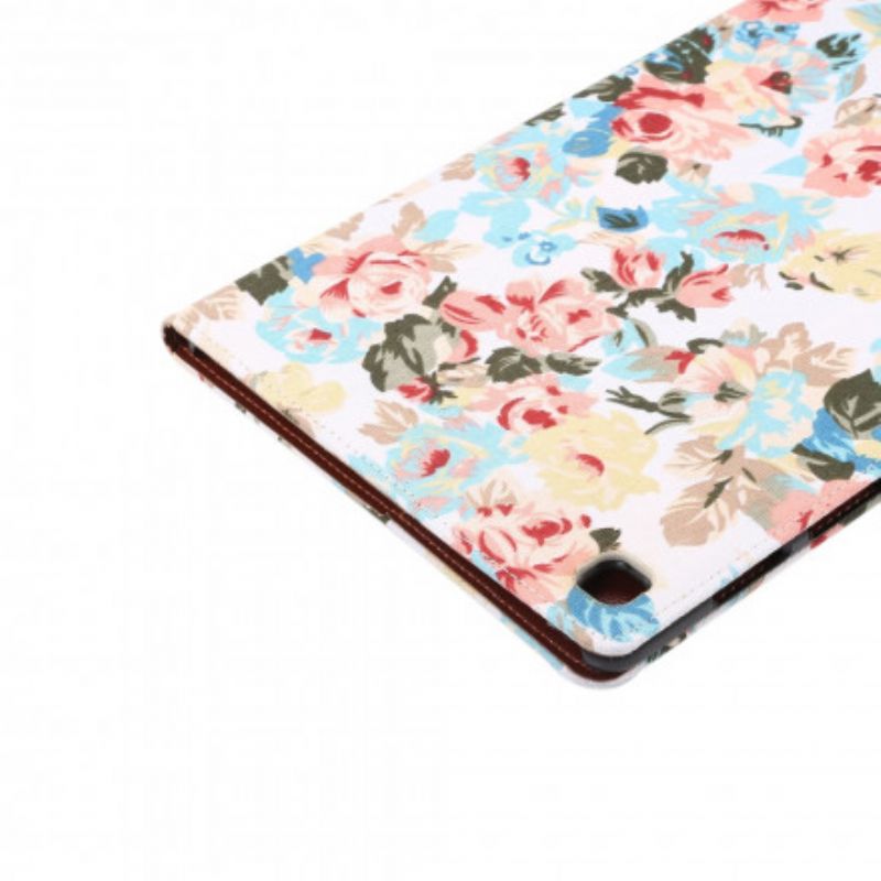 Flip Cover Samsung Galaxy Tab A7 Frihedsblomster