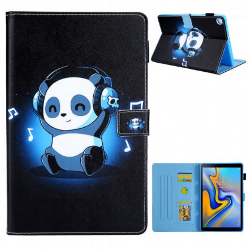 Flip Cover Samsung Galaxy Tab A7 Funky Panda