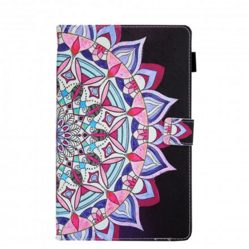 Flip Cover Samsung Galaxy Tab A7 Grafisk Mandala