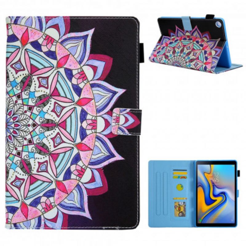 Flip Cover Samsung Galaxy Tab A7 Grafisk Mandala