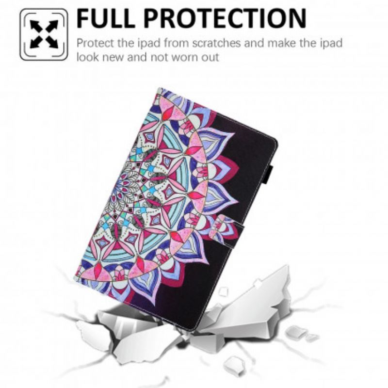 Flip Cover Samsung Galaxy Tab A7 Grafisk Mandala