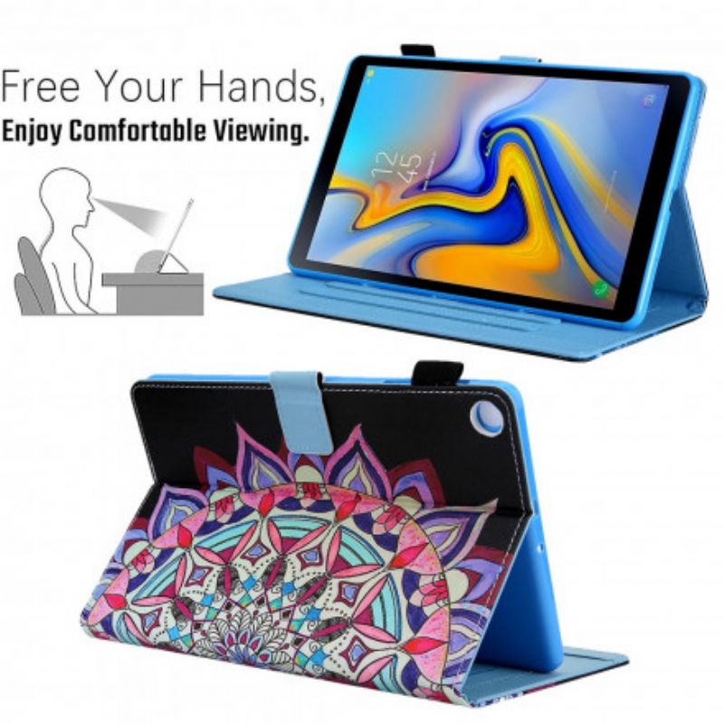 Flip Cover Samsung Galaxy Tab A7 Grafisk Mandala