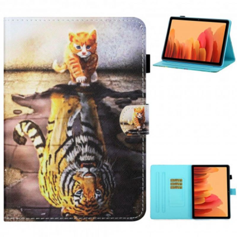 Flip Cover Samsung Galaxy Tab A7 Kattingen Art