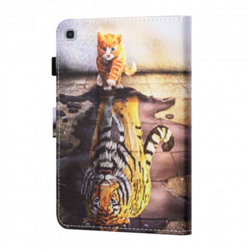 Flip Cover Samsung Galaxy Tab A7 Kattingen Art