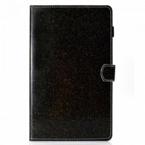 Flip Cover Samsung Galaxy Tab A7 Mousserende Pailletter