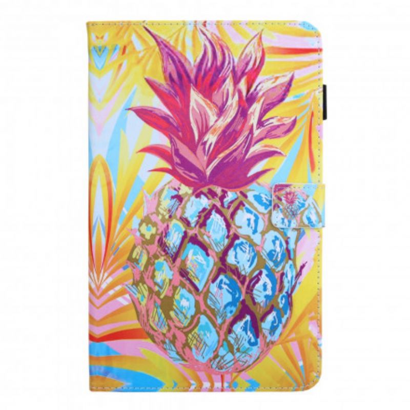 Flip Cover Samsung Galaxy Tab A7 Orange Ananas