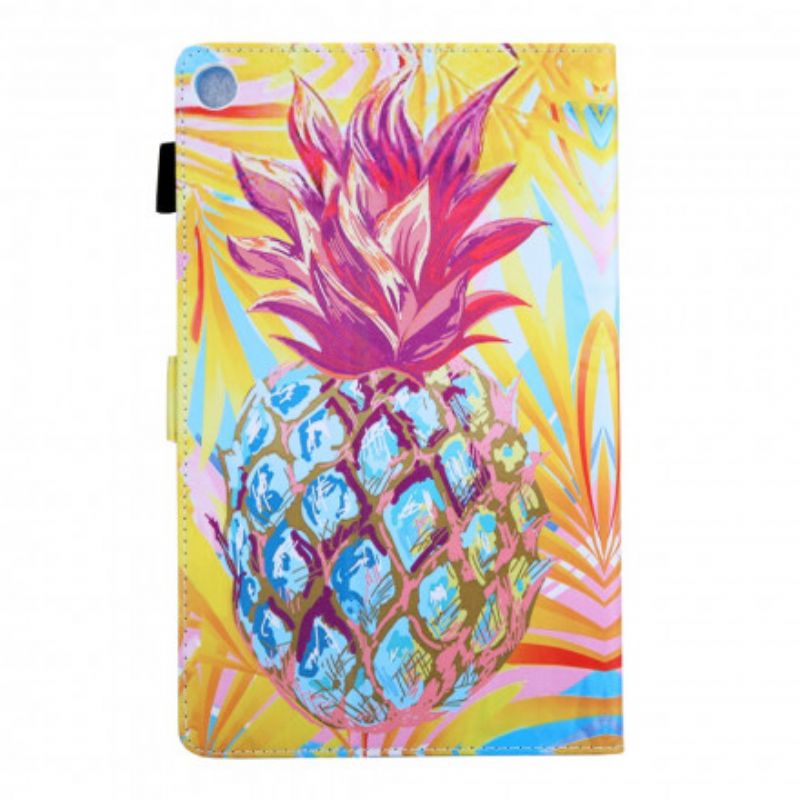 Flip Cover Samsung Galaxy Tab A7 Orange Ananas