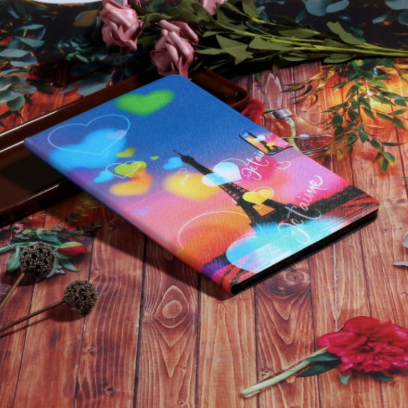 Flip Cover Samsung Galaxy Tab A7 Paris Jeg Elsker Dig