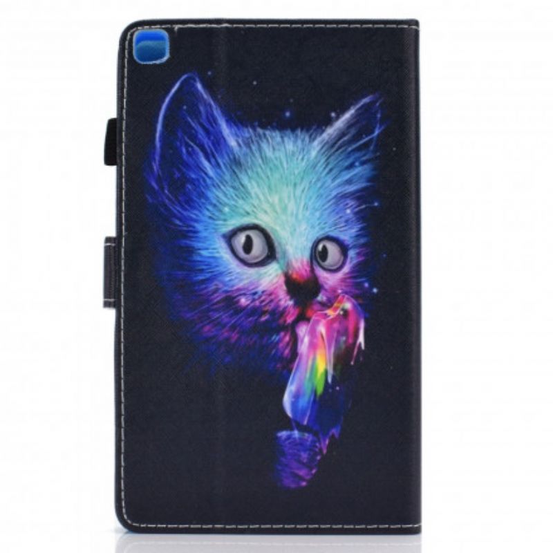 Flip Cover Samsung Galaxy Tab A7 Psycho Cat