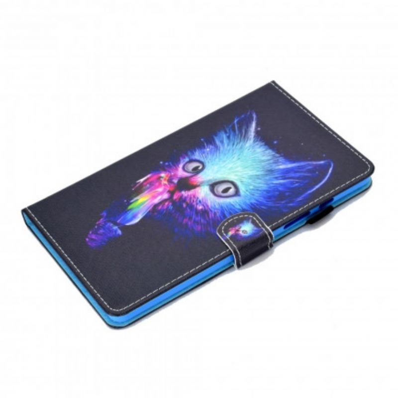 Flip Cover Samsung Galaxy Tab A7 Psycho Cat