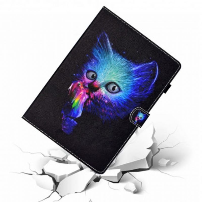 Flip Cover Samsung Galaxy Tab A7 Psycho Cat