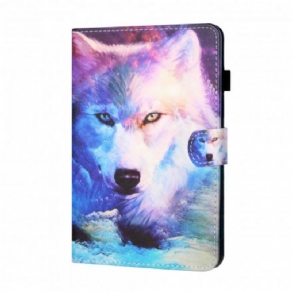 Flip Cover Samsung Galaxy Tab A7 Ulvekunst