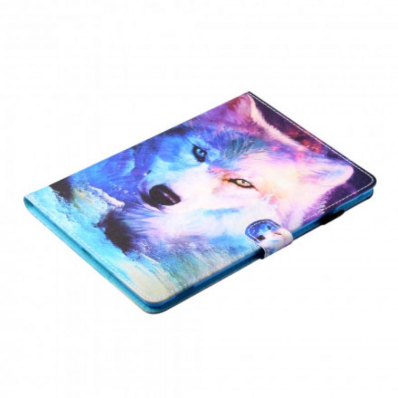 Flip Cover Samsung Galaxy Tab A7 Ulvekunst