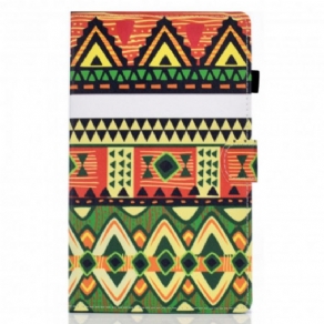 Læder Cover Samsung Galaxy Tab A7 Aztec