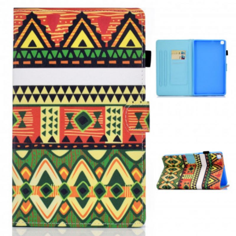 Læder Cover Samsung Galaxy Tab A7 Aztec