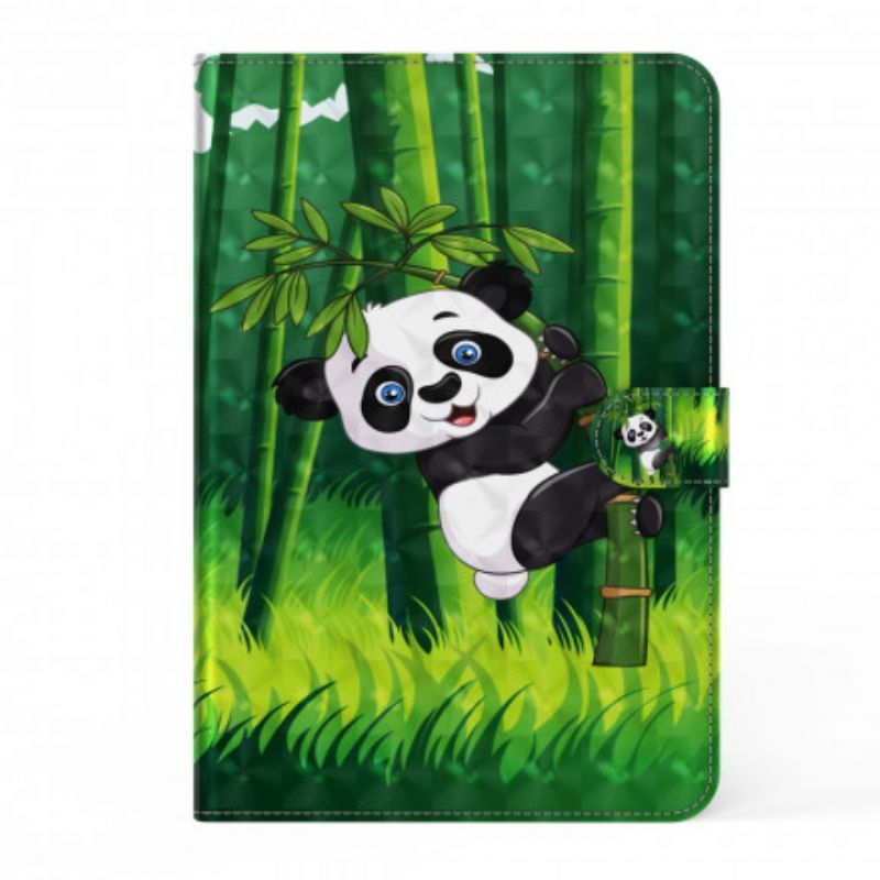 Læder Cover Samsung Galaxy Tab A7 Lysplet Panda