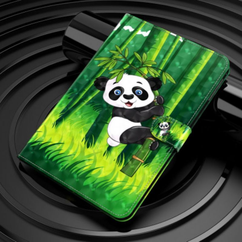 Læder Cover Samsung Galaxy Tab A7 Lysplet Panda