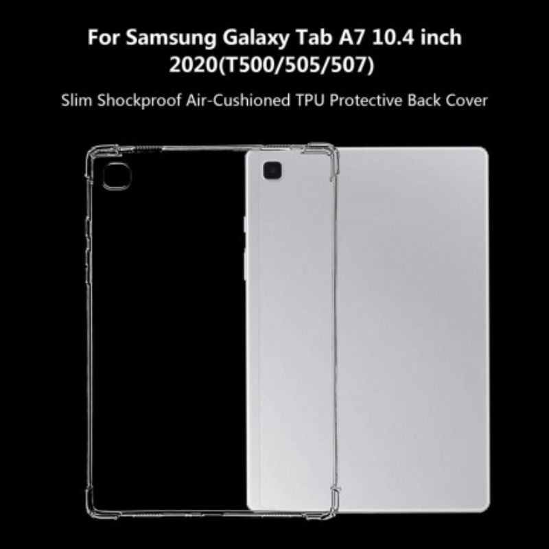 Mobilcover Samsung Galaxy Tab A7 Transparente Forstærkede Hjørner