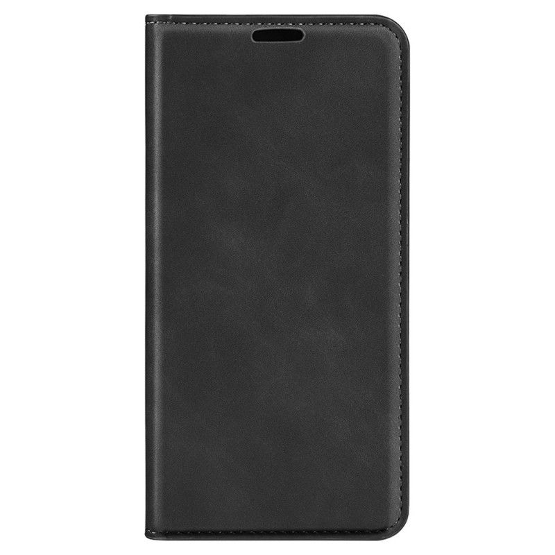 Cover Oppo Find X5 Flip Cover Blødt Silkelædereffekt