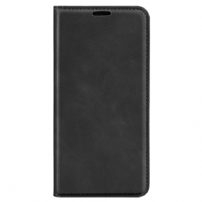 Cover Oppo Find X5 Flip Cover Blødt Silkelædereffekt