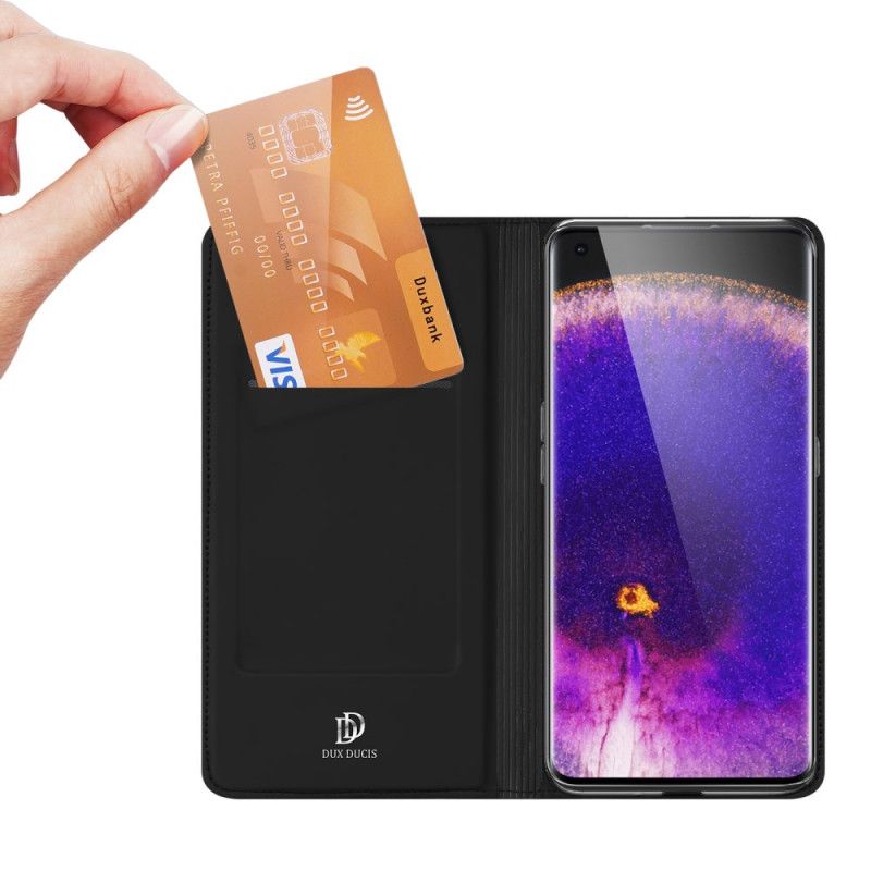 Cover Oppo Find X5 Flip Cover Dux Ducis Pro Skin