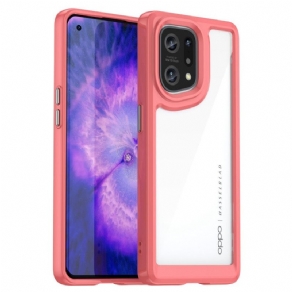 Cover Oppo Find X5 Hybridfarvede Kanter