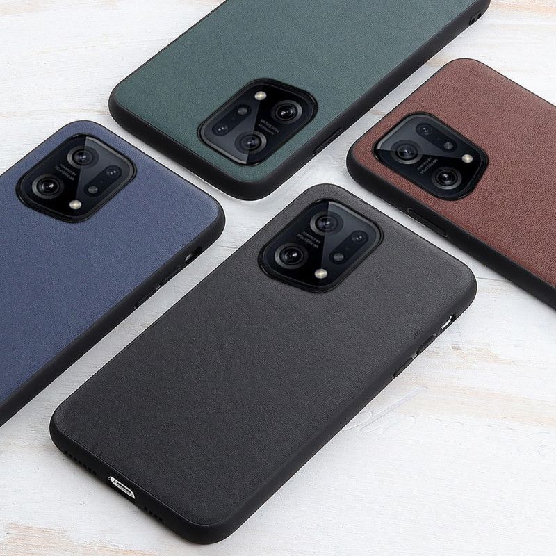 Cover Oppo Find X5 Læder