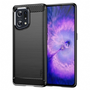 Cover Oppo Find X5 Mofi Børstet Kulfiber