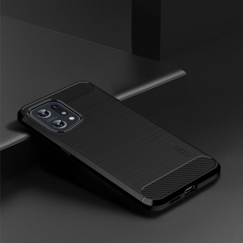 Cover Oppo Find X5 Mofi Børstet Kulfiber