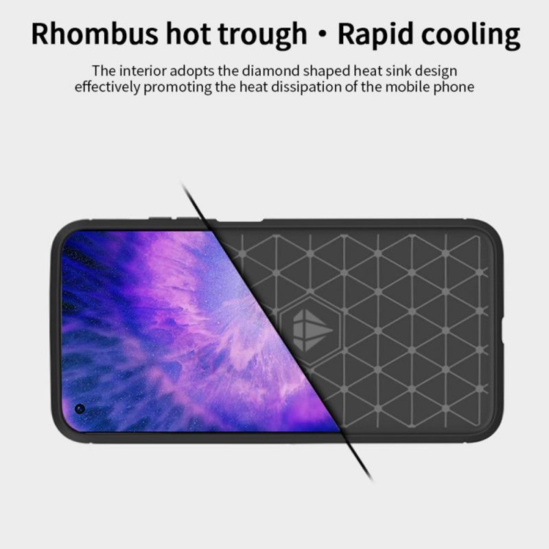 Cover Oppo Find X5 Mofi Børstet Kulfiber