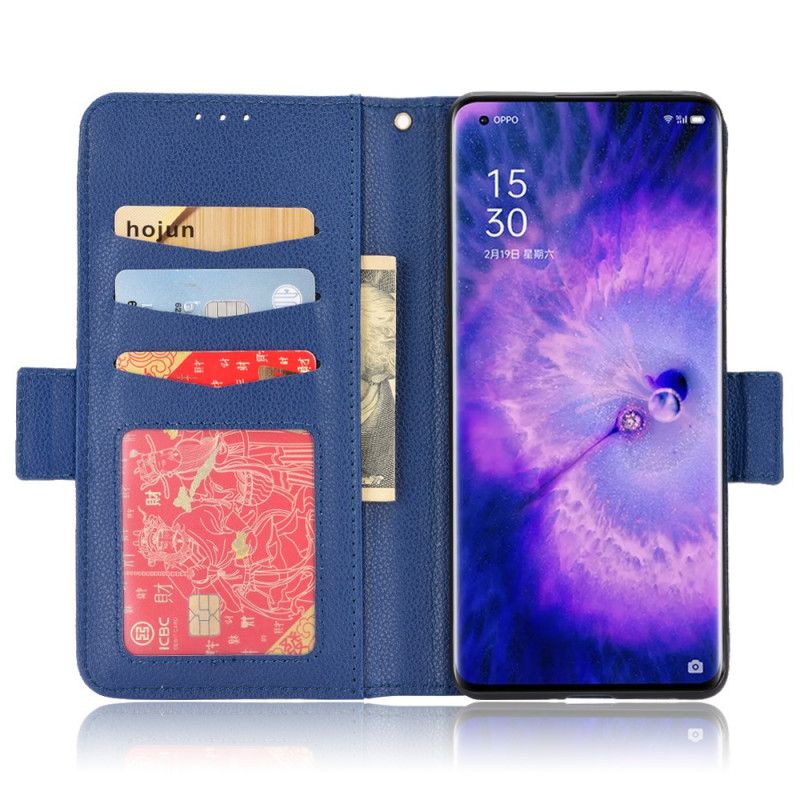 Flip Cover Oppo Find X5 Læder Cover Dobbelt Nye Farver Flap