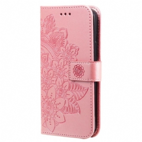 Flip Cover Oppo Find X5 Med Snor Strop Mandala