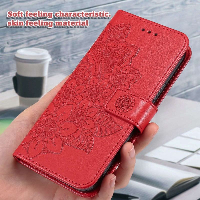 Flip Cover Oppo Find X5 Med Snor Strop Mandala