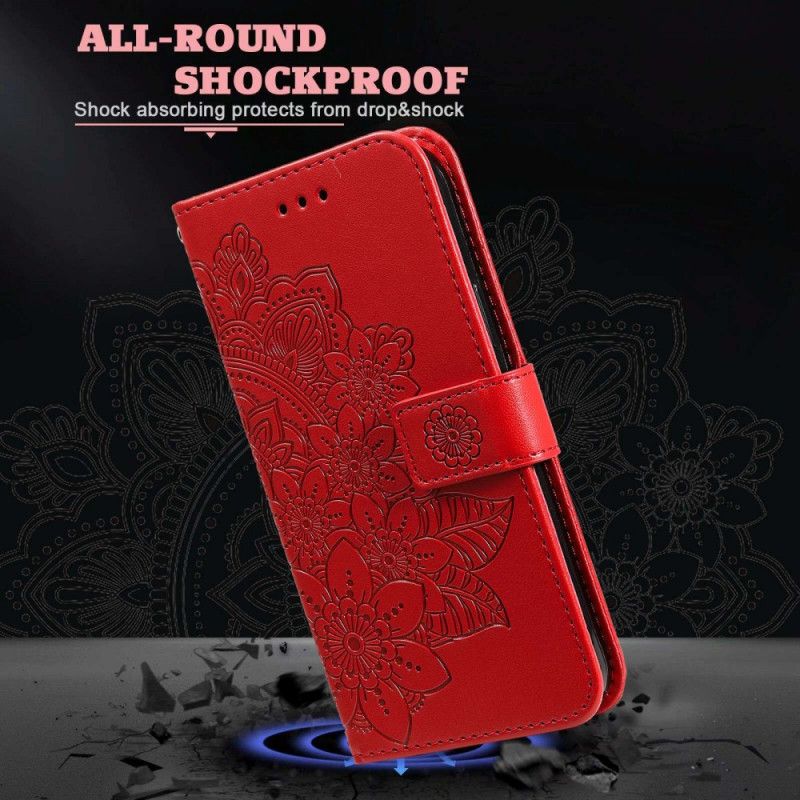 Flip Cover Oppo Find X5 Med Snor Strop Mandala