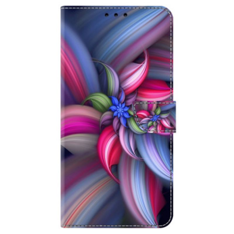 Flip Cover Honor X9b / Magic 6 Lite Farverige Blomster