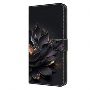 Flip Cover Honor X9b / Magic 6 Lite Lilla Lotus