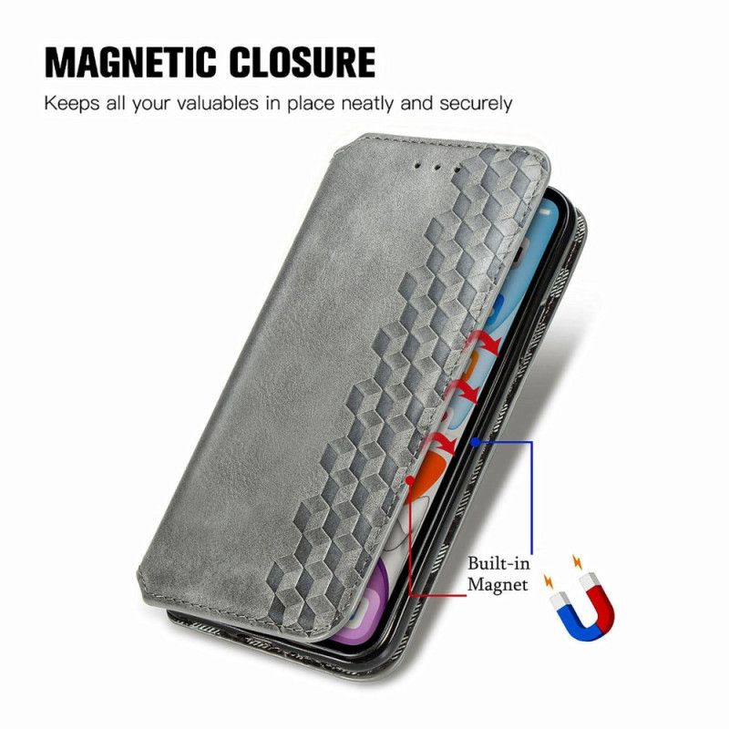 Flip Cover Honor X9b / Magic 6 Lite Retro Ruskind Stil