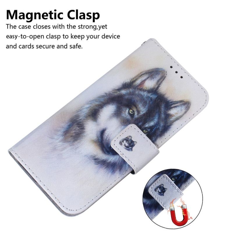 Flip Cover Honor X9b / Magic 6 Lite Ulv Akvarel