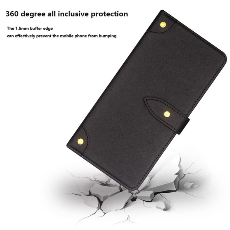 Læder Cover Honor X9b / Magic 6 Lite Telefon Etui Idewei Nitter