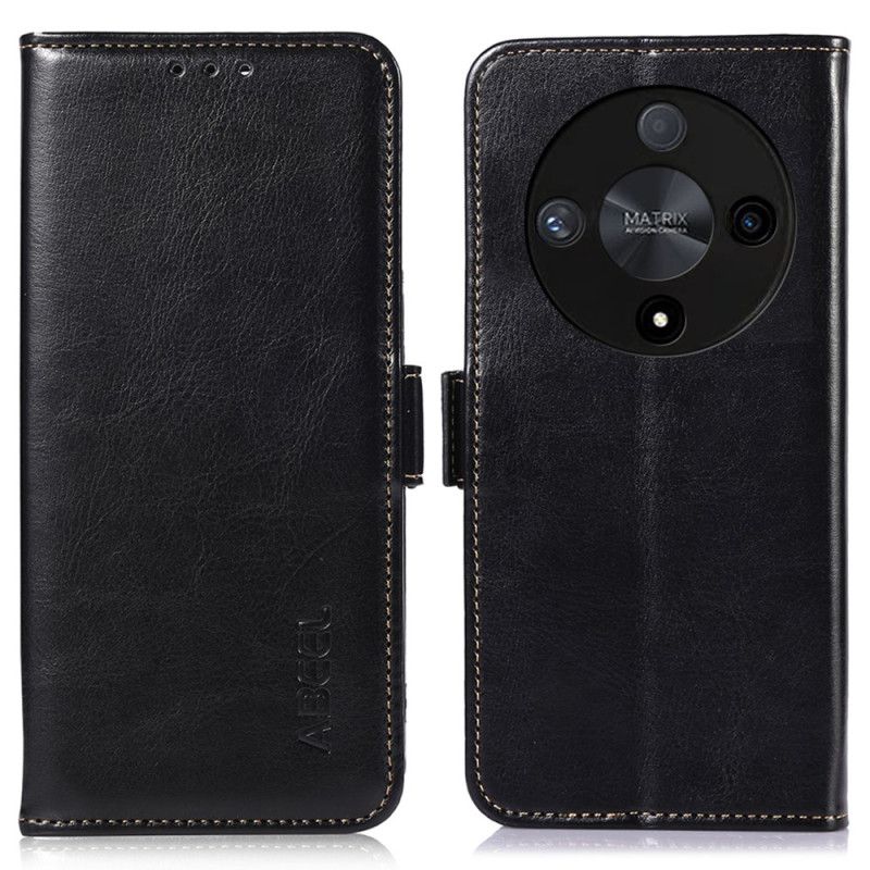 Læder Cover Honor X9b / Magic 6 Lite Telefon Etui Klassisk Læder Abeel