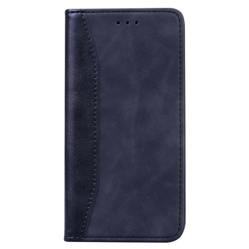 Cover Huawei P Smart 2020 Flip Cover Tofarvet Business Lædereffekt